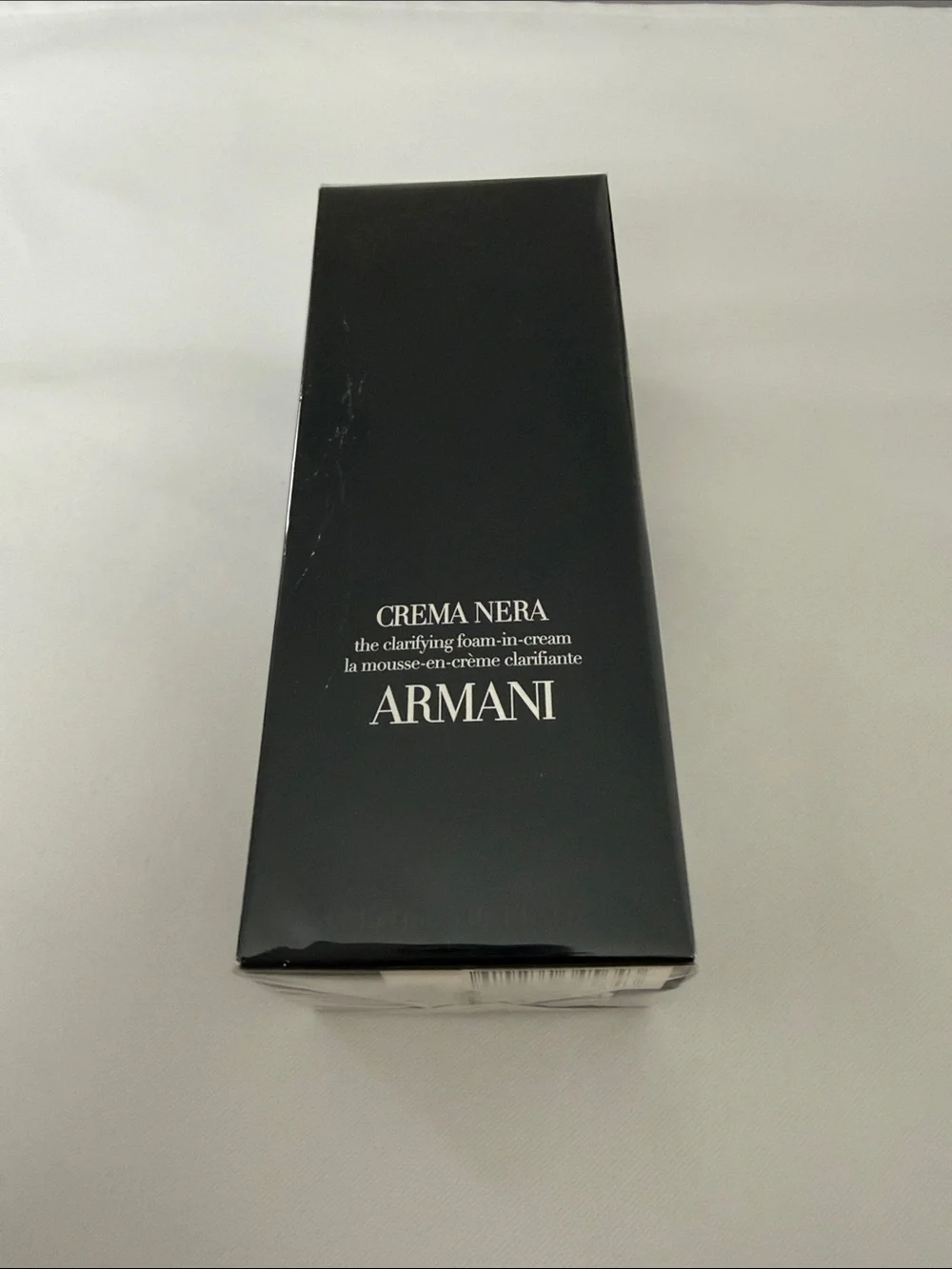 Giorgio Armani Crema Nera Men's Cleanser in Black